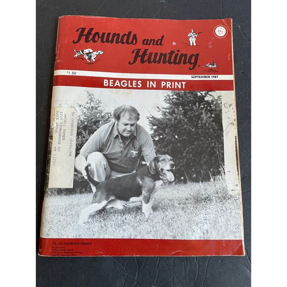 Vintage September 1987 Hounds & Hunting – Beagles in Print Vol. 84 Magazine - Picture 1 of 7